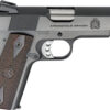 Springfield Armory PX9417 1911 Garrison 9mm Luger 9+1 4.25" Stainless Match Grade Barrel, Blued Serrated Carbon Steel Slide & Frame w/Beavertail, Thinline Wood Grip 2 162338