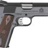 Springfield Armory PX9418 1911 Garrison 45 ACP 7+1 4.25" Stainless Match Grade Barrel, Blued Serrated Carbon Steel Slide & Frame w/Beavertail, Thinline Wood Grip 2 162340