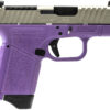 Gforce Arms GF932512PUN Rapture Sub-Compact Frame 9mm Luger 12+1 3.25" Black Steel Barrel, Nickel Steel Optic Cut/Serrated Slide, Purple Cerakote Polymer Frame, Shield RMSc/RMR Footprint 2 180946