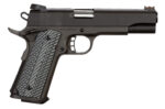 Rock Island 51719 Rock Ultra FS 40 S&W Caliber with 5" Barrel, 8+1 Capacity, Overall Black Parkerized Finish Steel, Beavertail Frame, Serrated Slide & Black/Gray G10 Grip 2 35203