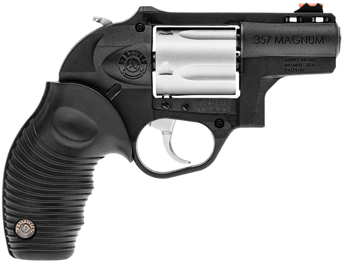 Taurus 2605029PLY 605 Poly Protector 38 Special +P or 357 Mag 5 Shot 2" Black Finish Barrel, Matte Stainless Finish Cylinder, Black Finish Polymer Frame & Black Ridged Rubber Grip 1 75411