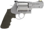Smith & Wesson 170350 PC Model 460 XVR X-Large 460 S&W Mag 5 Shot 3.50" Stainless Steel Barrel, Stainless Cylinder, Matte Silver Stainless Steel Frame, Black Finger Grooved Grip, Teardrop Hammer 2 90973