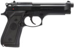 Beretta USA J92M9A0CA M9 *CA Compliant Full Size Frame 9mm Luger 10+1, 4.90" Steel Barrel, Black Bruniton Serrated Steel Slide & Aluminum Frame w/Beavertail, Ambidextrous 2 100554