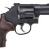 Smith & Wesson 12039 PC Model 19 Carry Comp K-Frame 357 Mag 38 S&W Spl +P 6 Shot 3" Black PowerPort Vented Barrel Black Cylinder Black Carbon Steel Frame Finger Grooved Wood Grip Exposed Hammer 2 104706