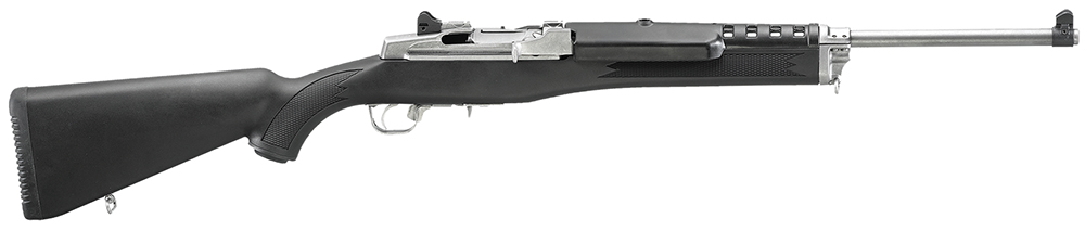 Ruger 5805 Mini-14 Ranch 223 Rem/5.56 NATO 5+1 18.50" Matte Stainless Steel Barrel, Matte Stainless Steel Drilled & Tapped Receiver, Black Synthetic Fixed Stock, Right Hand 1 14303