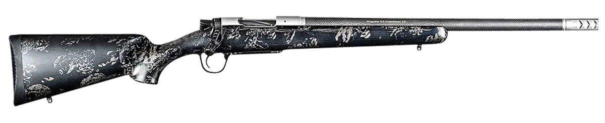 Christensen Arms 8010632800 Ridgeline FFT TI 7mm PRC 3+1 22" Carbon Fiber Threaded Barrel, Stainless Titanium Rec, Black with Gray Accents Stock 1 153909