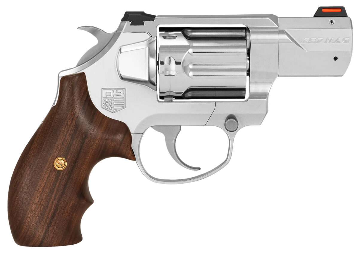 Diamondback DB075AS701 SDR Sports South Exclusive Small 357 Mag/38 Special +P 6 Shot 2" Polished Stainless Steel Barrel & Frame, Stainless Steel Cylinder, Hogue Wood Grip, Exposed Hammer 1 171230