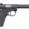 Ruger 40107 Mark IV 22/45 22 LR 10+1 5.50" Bull Barrel, Blued Steel Slide & Frame, Checkered 1911-Style Panel Grip 2 35395