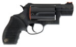 Taurus 2441031TC Judge Public Defender Small Frame 45 Colt (LC) 410 Bore 5rd 2" Matte Black Oxide Steel Barrel, Cylinder & Frame, Black Ribber Grip, Transfer Bar Safety, Exposed Hammer 2 59353