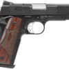 Smith & Wesson 108483 1911 E-Series 45 ACP 7+1/8+1, 4.25" Stainless Steel Barrel, Black Serrated Stainless Steel Slide, Black Aluminum Frame w/Beavertail, Round Butt Laminate Wood Grip 2 71998
