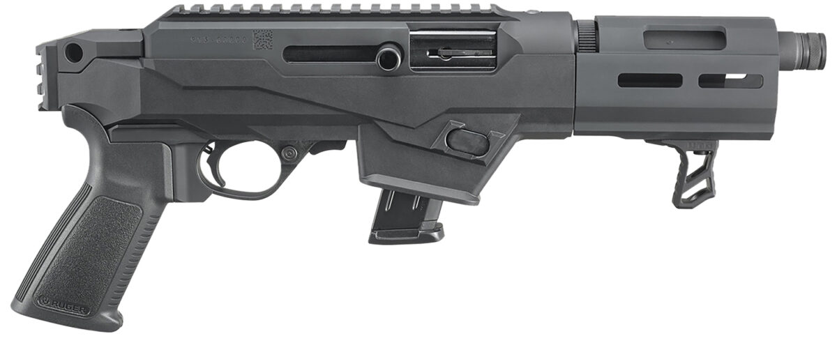 Ruger 29101 PC Charger 9mm Luger 10+1 6.50" Threaded Barrel, Black Hard Coat Anodized Finish, Glass-Filled Polymer Chassis, Takedown Stock, 7075-T6 Aluminum Picatinny Rail, Optics Ready 1 125109