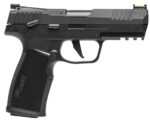 Sig Sauer 322CBAS P322 Compact 22 LR 20+1 4" Black Steel Threaded Barrel, Black Hard Coat Anodized Optic Ready/Serrated Slide, Black SS/Polymer Frame w/Picatinny Rail & Black Polymer Grips 2 145618