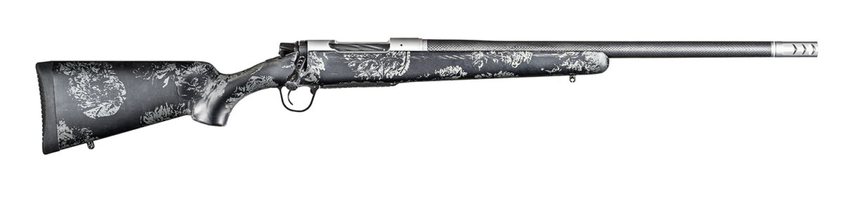 Christensen Arms 8010631300 Ridgeline FFT 6.8 Western 3+1 20" Carbon Fiber/Threaded Barrel, Stainless Steel, Black with Gray Accents Stock 1 149646