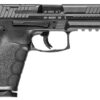 HK 81001058 VP9A1 K Compact Frame Luger 10+1 4.09" Black Steel Barrel, Black Optic Ready/Serrated Steel Slide, Black Polymer Frame w/Picatinny Rail, Interchangeable Backstrap Grip, Ambidextrous 2 172686