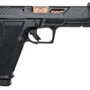 Shadow Systems SS2239CA DR920P Elite 9mm 10+1 Bronze TICN Black Nitride Optic Cut/Serrated/Window Cut Stainless Steel Slide Black Black Interchangeable Backstrap Grip *CA Compliant 2 172952