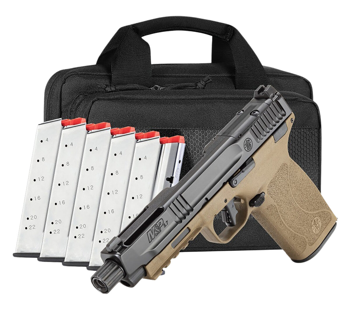 S&W M&P5.7 14751 5.7 OR CARRY ON BUNDLE 1 186375