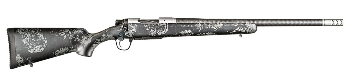 Christensen Arms 8010659900 Ridgeline FFT 25 Creedmoor 4+1 24" Carbon Fiber Threaded Barrel, Stainless Steel Drilled & Tapped Receiver, Carbon w/Gray Accents Sporter FFT Carbon Fiber Stock 1 187184