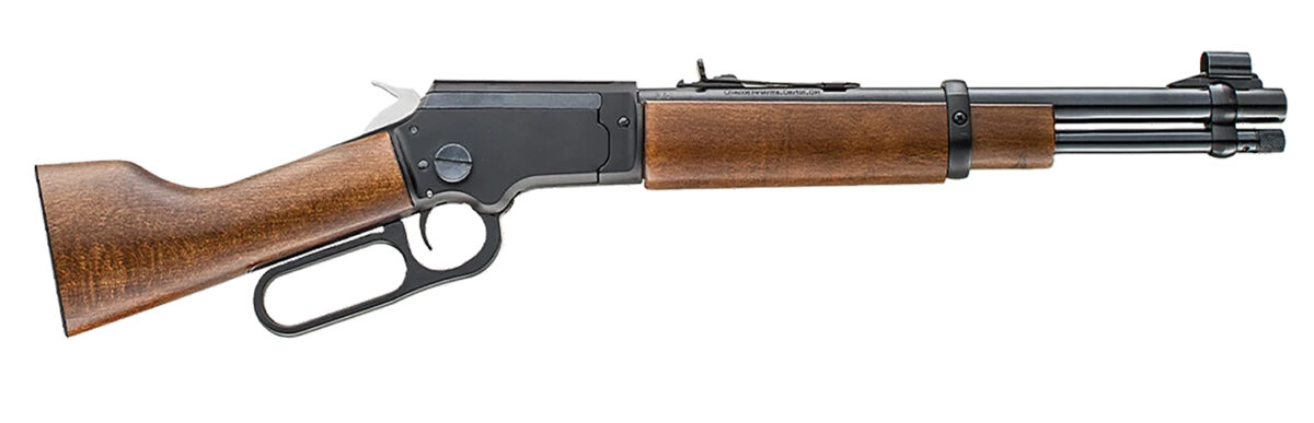 Chiappa Firearms 920441 LA322 TD Bandit 22 LR 9+1 Black barrel, Black Anodized Aluminum Frame, Wood Short Cut Stock 1 188729
