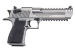 Magnum Research DE44SRMB Desert Eagle Mark XIX 44 Rem Mag 6" with Muzzle Brake 7+1 Overall Stainless Steel Black Polymer Grip 2 24764