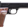 Smith & Wesson 130511 41 Full Size Frame 22 LR 10+1, 5.50" Blued Button Rifled Steel Barrel, Serrated Slide & Frame, Checkered Wood Target Grip 2 26193
