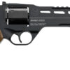 Chiappa Firearms 340167 Rhino 60DS Large Frame 9mm Luger 6 Shot, 6" Black Anodized Steel Vent Rib Barrel & Cylinder, Black Anodized Aluminum Frame, Walnut Grip, Concealed Hammer 2 29853