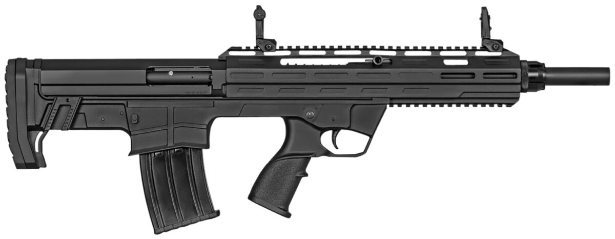 Tokarev USA 21000105 TBP 12 Gauge Semi-Auto 3" 5+1 18.50" Black Steel Barrel, Black Receiver w/Picatinny Rail, Black Bullpup Synthetic Stock 1 142860