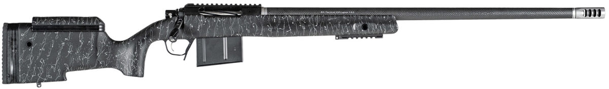 Christensen Arms 8010400200 BA Tactical Long Range 300 PRC 3+1 26" Carbon Fiber Barrel, Black Nitride Finish, Black with Gray Webbing Stock 1 146211