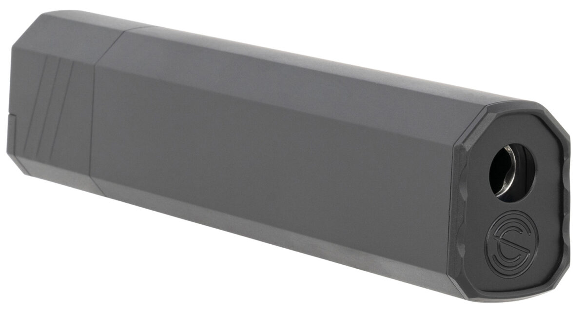SilencerCo SU5185 Osprey 45 2.0 45 ACP 7.90", 1.30"x1.75" Diameter Black Aluminum/Stainless Steel 1 148448