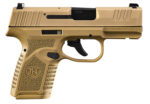 FN 66101413 Reflex Micro-Compact Frame 9mm Luger 10+1, 3.30" Black Target Crown Steel Barrel, Flat Dark Earth PVD Serrated Steel Slide, Flat Dark Earth Polymer Frame w/Picatinny Rail, Ambidextrous 2 155191