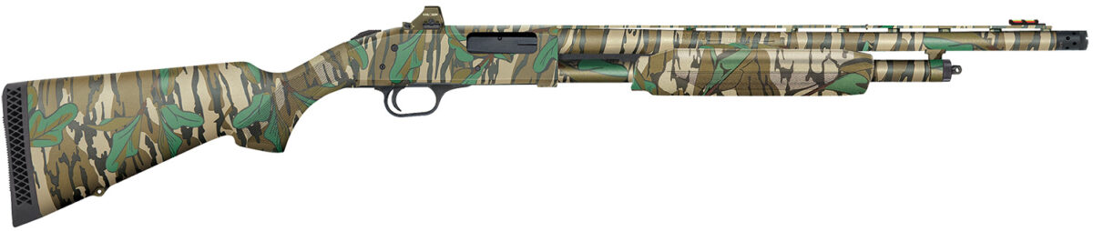 Mossberg 54342 500 Turkey 20 Gauge 5+1 3" 20", Mossy Oak Greenleaf, Optic Cut Rec, Synthetic Furniture, Fiber Optic Front Sight, X-Factor Ported Choke, Includes Holosun Red Dot 1 161061