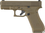 Glock UV1950703X G19X V 9mm Luger 17+1 4.02" Black GMB Barrel, Coyote nPVD Steel Serrated Slide, Coyote Brown Polymer Frame, Textured Polymer Grip, Ambidextrous 2 186891