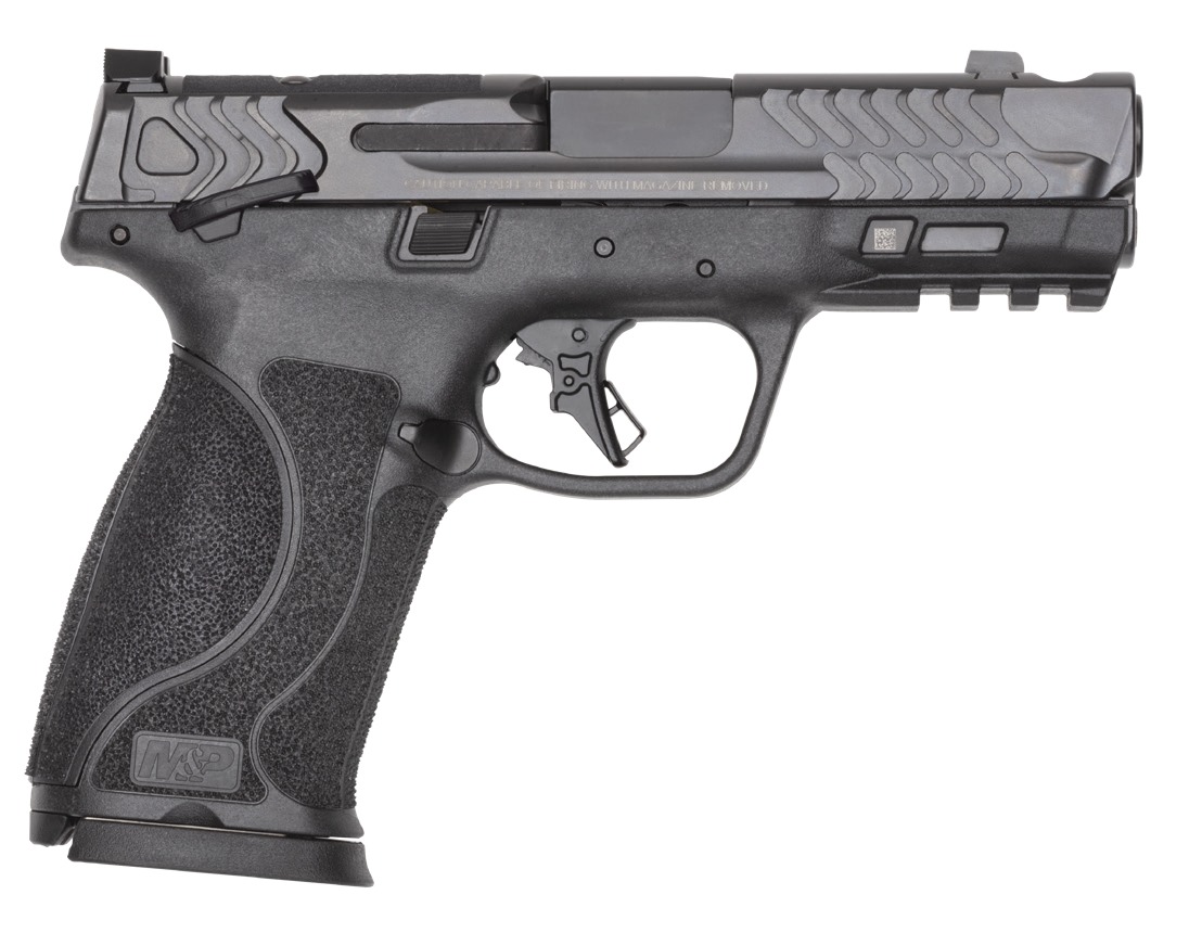 Smith & Wesson 14414 M&P PC M2.0 10mm Auto 10+1 4" Black Armornite Stainless Steel Ported Barrel & Optic Ready/Ported/Serrated Slide, Polymer Frame w/Picatinny Rail Interchangeable Palmswell Grip 1 190577