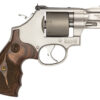 Smith & Wesson 10227 Performance Center Model 986 9mm Luger 7rd 2.50" Stainless Steel Barrel with Recessed Crown, Unfluted Cylinder, Stainless Steel Frame with Custom Wood Grip Includes Moon Clips 2 24010