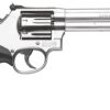 Smith & Wesson 164198 Model 686 Plus 357 Mag or 38 S&W Spl +P Stainless Steel 6" Barrel & 7rd Cylinder, Satin Stainless Steel L-Frame, Red Ramp Front/White Outline Rear Sights, Internal Lock 2 26267