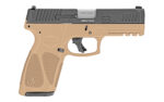 TAURUS G3 9MM 4" 15RD TAN/BLK TS 3 TI1 G3B941T 15 2