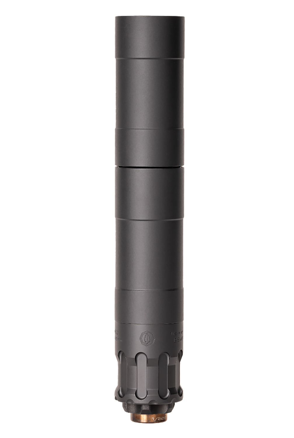 RUGGED SUPPRESSOR OBS0009 Obsidian9 9mm Luger 1.37" Black Cerakote 17-4 Stainless Steel 1/2"-28 tpi 1 118901