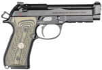 Wilson Combat BER92BRIG9 92G Brigadier Tactical 9mm Luger 15+1 4.70" Target Crown Steel Barrel, Black Serrated Steel Slide, Black Steel Frame w/Picatinny Rail, Dirty Olive G10 Grip, Ambidextrous 2 119221