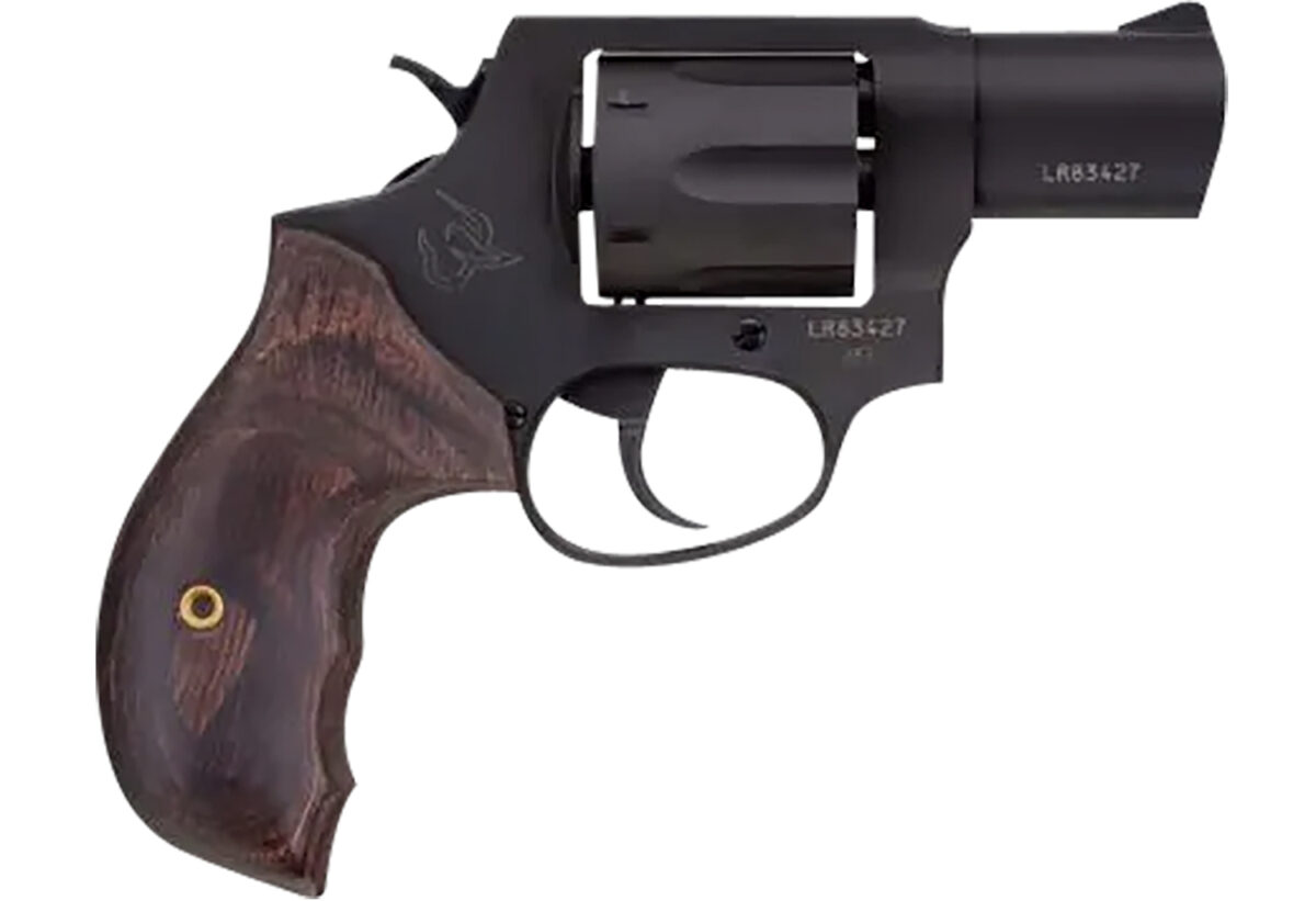 Taurus 2-856021SW 856 Small 38 Special +P 6 Shot 2" Matte Black Alloy Steel Barrel, Cylinder & Frame, Walnut Grip Transfer Bar Safety, Exposed Hammer 1 122386