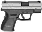 Springfield Armory XD9821 XD *CA Compliant Sub-Compact Frame 9mm Luger 10+1, 3" Black Melonite Steel Barrel, Serrated Stainless Steel Slide, Black Polymer Frame w/Picatinny Rail 2 12545