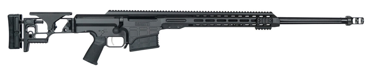 Barrett 18487 MRAD 300 Win Mag 26" 10+1 Black Cerakote Black Folding with Adjustable LOP Stock Black Polymer Grip Right Hand 1 132788