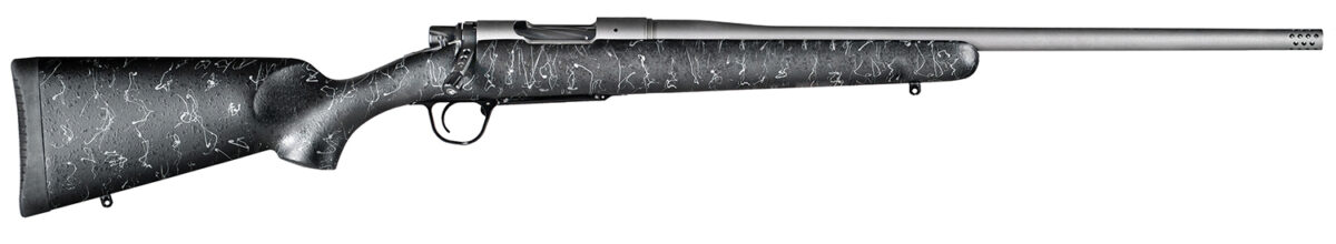 Christensen Arms 8010201600 Mesa Long Range 300 PRC 3+1 26" Threaded Barrel, Tungsten Gray Cerakote, Black with Gray Webbing Stock 1 145850