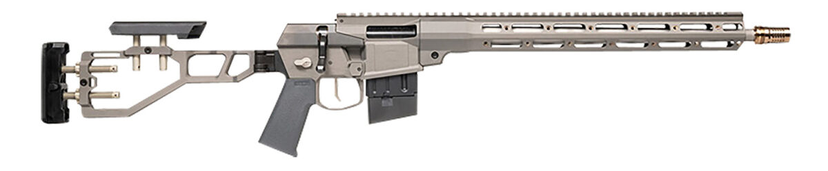 Q LLC MINIFIX55616INGRAY Mini Fix 5.56x45mm NATO 16" Tapered Barrel, Gray, Fully Adjustable Folding Stock, Magpul K Grip, 15" Q-Sert Handgaurd, AR/M4 Style Mag, Cherry Bomb Brake, Ambi Controls 1 155252