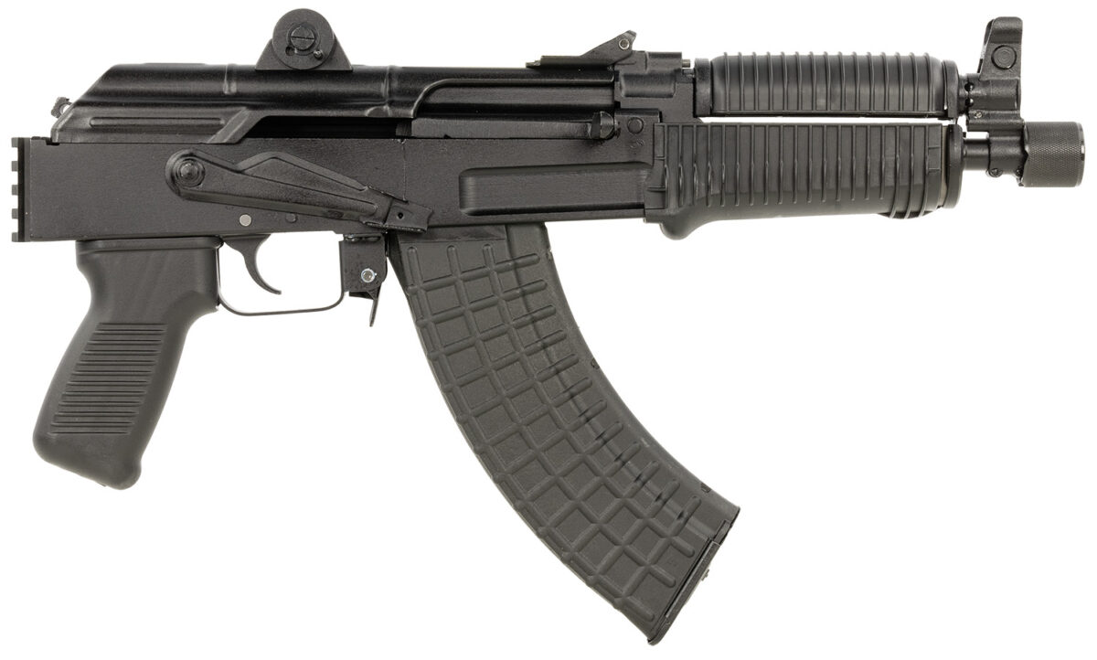Arsenal SAM7K55 SAM7K 7.62x39mm 30+1 8.50" Black Steel Threaded Barrel, Polymer Handguards, Black Aluminum Forged & Milled Receiver, Mounted 1913 Picatinny Rail, Black Polymer Grips 1 159833