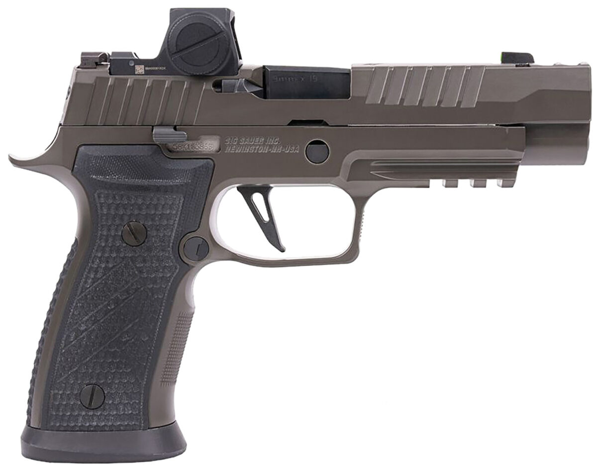 Sig Sauer 320AXGF9LEGIONRXX P320 AXG Legion w/Romeo-X Full Size 9mm Luger 10+1/21+1 3.90" Legion Gray Cerakote Optic Ready/Ported/Serrated Slide, Legion Gray Cerakote Polymer Frame w/Beavertail & Pica 1 163055