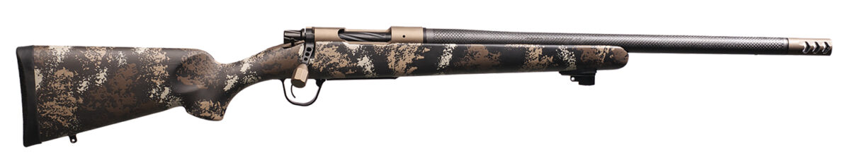Christensen Arms 8010659100 Ridgeline FFT Sports South Exclusive 22 Creedmoor 4+1 20" Carbon Fiber Threaded Barrel, Burnt Bronze Cerakote Steel Drilled & Tapped Receiver, Fixed Carbon Fiber Stock 1 182442
