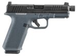 Ruger 19447 RXM 9mm Luger 17+1 4.50" Black FNC Nitride Alloy Steel Threaded Barrel & Optic Ready/Serrated Slide, Stealth Gray Polymer Frame w/Accessory Rail, Textured Grip, RMR/RMSc/DeltaPoint Pro Fo 2 190353