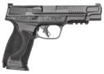 Smith & Wesson 14670 M&P M2.0 Metal 9mm Luger 17+1 5" Black Armornite Stainless Steel Barrel & Optic Ready/Serrated Slide, Black Armornite Stainless Steel Frame w/Picatinny Rail, Interchangeable Palms 2 190569
