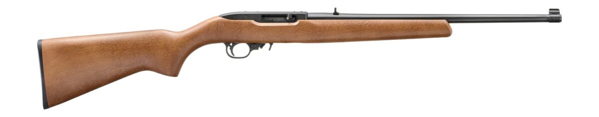 Ruger 32009 10/22 22 LR 10+1 18.50" Satin Black Alloy Steel Barrel, Drilled & Tapped Receiver, Birch Wood Fixed Stock 1 194229