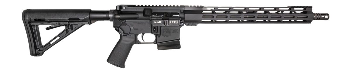 Diamondback DB1790K005 DB15 *CA Compliant 5.56 NATO 10+1 16" Black Nitride Barrel, Black Hardcoat Anodize Aluminum Receiver w/Picatinny Rail, M-LOK Handguard, Magpul MOE Polymer Brace & Magpul Black G 1 194980