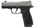 Sig Sauer 365XCA9TCOMP P365 XMacro Compact 9mm Luger 17+1 3.10" Stainless Steel Optic Ready/Serrated Slide, Black Nitron Stainless Steel Frame w/Picatinny Rail, XMacro Polymer Grip, RMSc Footprint 2 197282